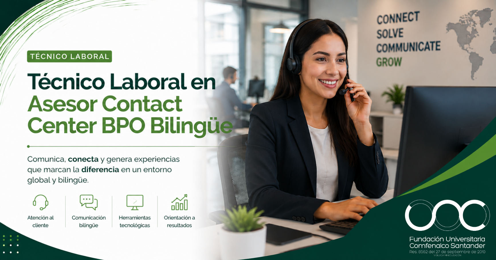 Técnico Laboral en Contact Center y BPO